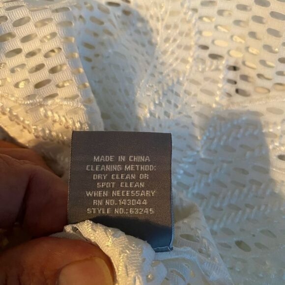 Bagatelle Palm Tree Vest Cover Up Longline Size XL Beach Coastal - Picture 10 of 10